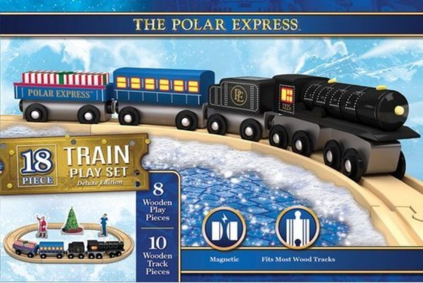 Polar Express Wooden Oval Train Set - California State Railroad Museum