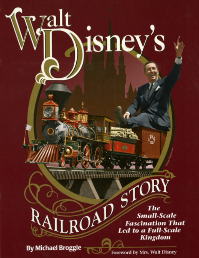 walt disney railroad story book signed